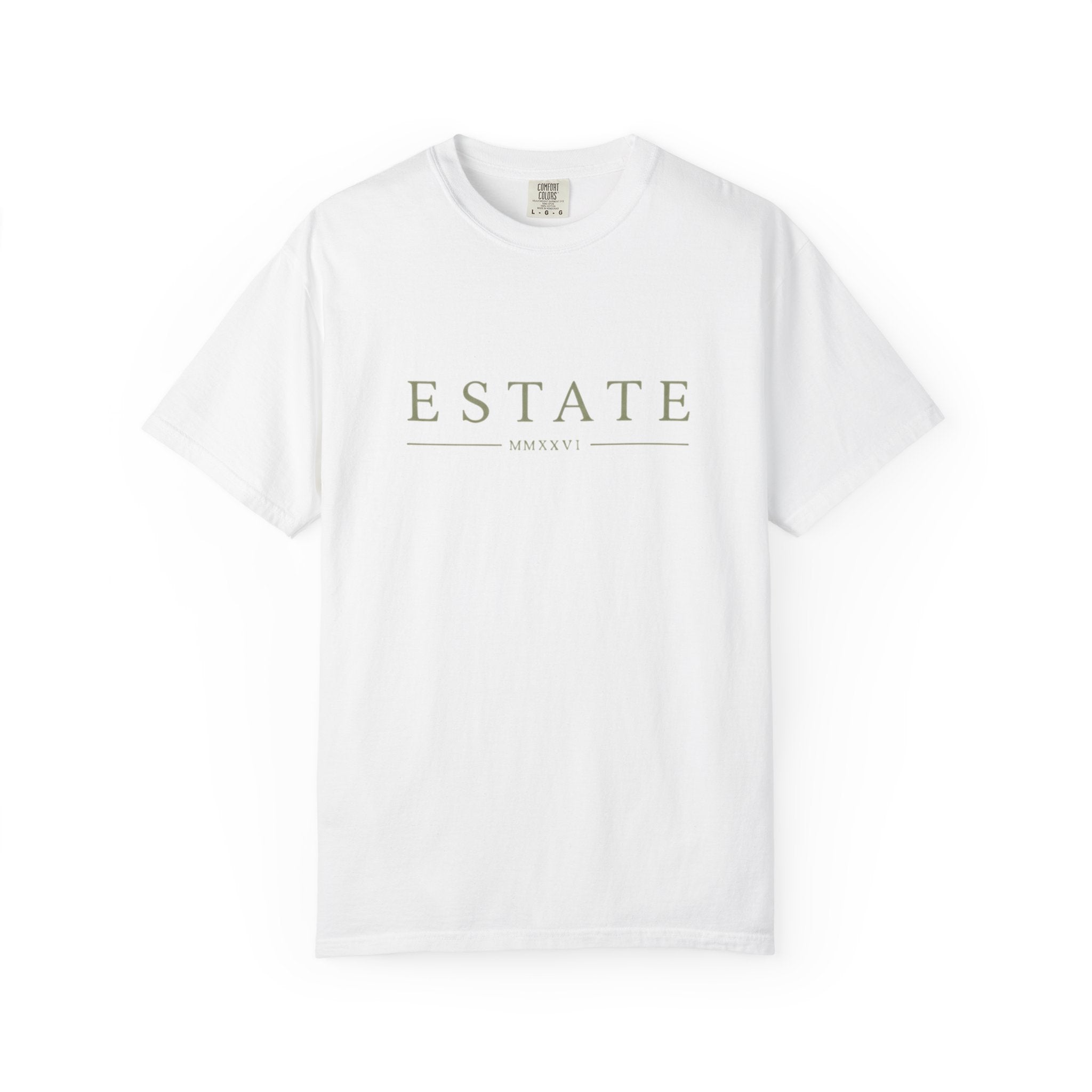 Estate Minimalist T-Shirt — Subtle Logo Tee